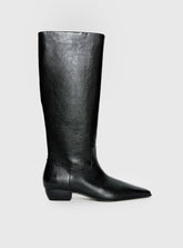 Dance For You Knee High Boots Black