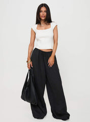 Bungala Oversized Relaxed Pants Black
