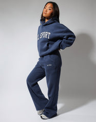 Colby Simmi Studios SL Sport Flared Joggers in vintage blue