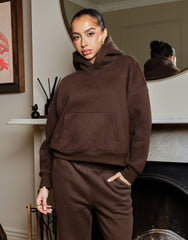 Maisy Simmi Studios Essentials Hoodie in Brown
