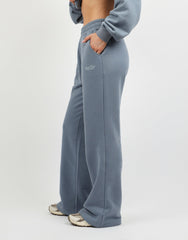 Sola Simmi Studios Embroidered Logo Joggers In Blue
