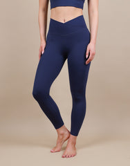 Blake V Front Leggings in Navy