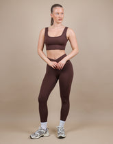 Blake V Front Leggings in Brown