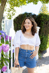 Tied In Love Denim Shorts