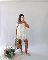 Hydrangea Kisses Skort Set (can’t restock) Marshmallow