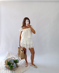 Hydrangea Kisses Skort Set (can’t restock) Marshmallow
