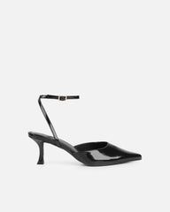 Amalfi Black Kitten Heels