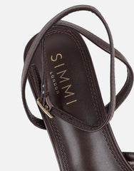 Amalfi Chocolate Lace Kitten Heels