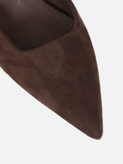 Keira Brown Suede Mules