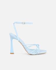 Riarra Blue Lizard Strappy Heeled Sandals