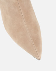 Benz taupe suede knee high boot