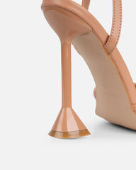 Cairo Nude Heeled Sandals
