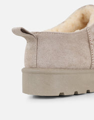Emmy Mushroom Faux Suede Micro Flatform Boots