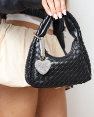 Lumi Silver Diamante Heart Charm