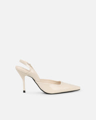Darcia stone box sling back court shoes