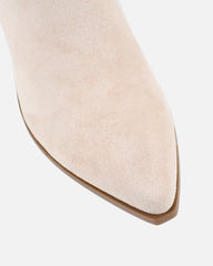 Carter Beige Western Cowboy Boots