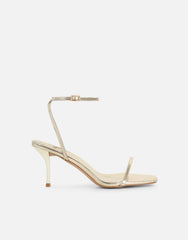Lula Gold Mirror Heeled Sandals