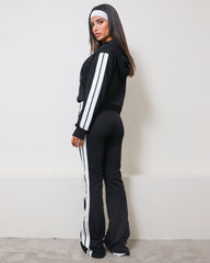 Ellis Black Tracksuit Set