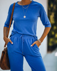 Georgie Cotton Blend Raglan Top