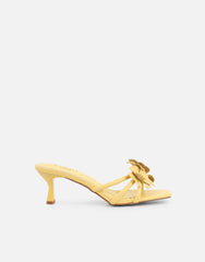 Jemima Yellow Flower Detail Mules