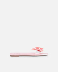 Pina Pink Snake Flower Slip on Flats