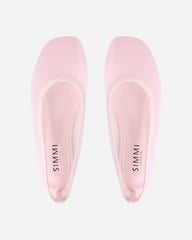 Luanne Pink Mesh Ballerina Flats