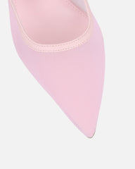 Morley Pink Mesh Slingback Courts