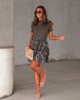 Ayden Paisley Mini Skirt