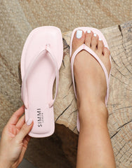 Kima Pink Flat Sandals