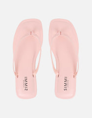 Kima Pink Flat Sandals