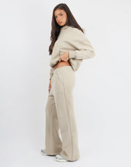 Maeve Simmi Studios Essentials Hoodie in Cashew