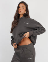Maeve Simmi Studios Essentials Hoodie in Slate