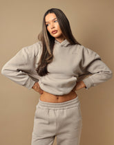 Ava Simmi Studios Essentials Hoodie in Stone