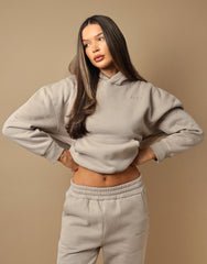 Ava Simmi Studios Essentials Hoodie in Stone