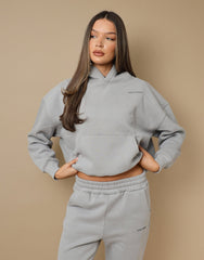 Maeve Simmi Studios Essentials Hoodie In Light grey