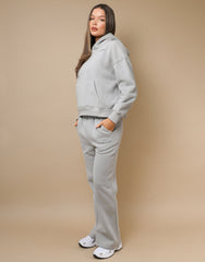 Maeve Simmi Studios Essentials Hoodie In Light grey