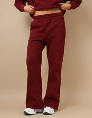 Maia Simmi Studios Essentials Joggers In Burgundy