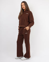 Marilyn Simmi Studios Bubble Print Hoodie In Brown