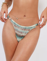 Lona Tie Dye Thick Strap Bikini Bottoms In Multi