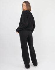 Faye Simmi studios soft touch crew neck in black