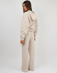Romy Simmi Studios Chunky Knit Hoodie In Cream