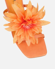 Vaughan Orange Flower Detail Mules