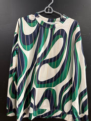 Abstract Patterned Long-sleeve Crewneck size medium