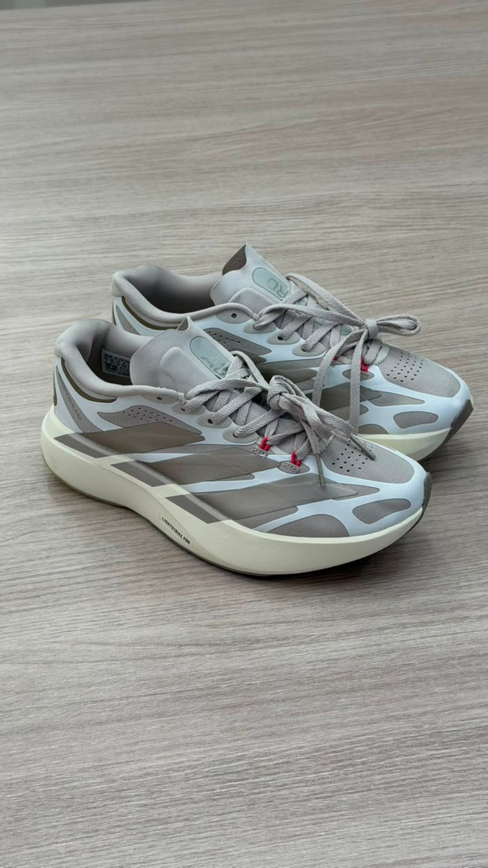 ADIDAS ADIZERO BLANCO BEIGE PLATA