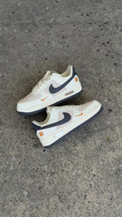 AF1 CINCO BLANCO AZUL NARANJA