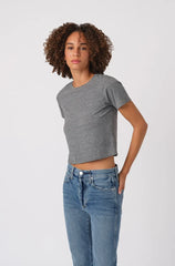 Babe Tee in Heather Grey