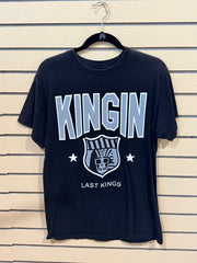 Black Last Kings "Kingin" graphic t-shirt size medium