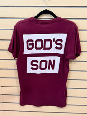 Burgundy Hstry by Nas t-shirt size small
