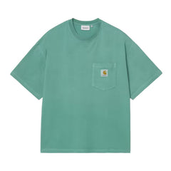 Carhartt WIP Hudson Pocket T-Shirt Saguro Chalk Wash