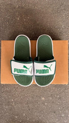 CHANCLAS PUMA CLASICA BLANCO VERDE